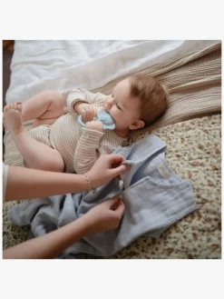 Babylegetøj|Mushie Bidering Elefant, Cloud Grå