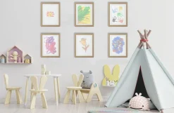 Interiør|MyLittleDaVinci My Little DaVinci Oplukkelig Ramme A4, 50 Ark, Black Sort