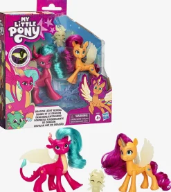 Legetøjsfigurer|MyLittlePony My Little Pony Dragon Light Reveal Figursæt
