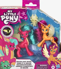 Legetøjsfigurer|MyLittlePony My Little Pony Dragon Light Reveal Figursæt