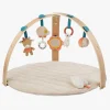Nattou Babylegetøj-Mila, Zoë & Lana Aktivitetscenter med Træbuer