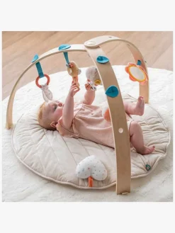 Nattou Babylegetøj-Mila, Zoë & Lana Aktivitetscenter med Træbuer