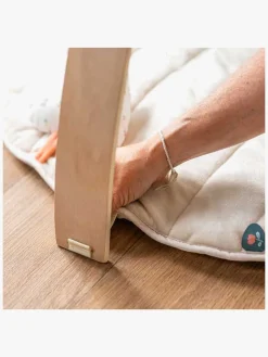 Nattou Babylegetøj-Mila, Zoë & Lana Aktivitetscenter med Træbuer