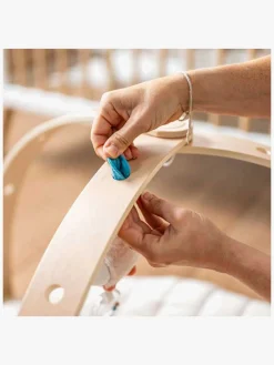 Nattou Babylegetøj-Mila, Zoë & Lana Aktivitetscenter med Træbuer