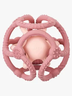 Babylegetøj|Nattou Soft Silicone Aktivitetsbold, Lyserød