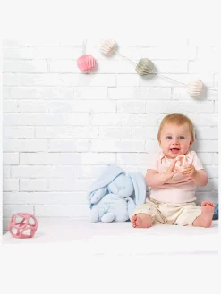 Babylegetøj|Nattou Soft Silicone Aktivitetsbold, Lyserød