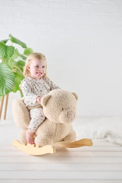 Gyngeheste & -Dyr|Nattou Teddy Gyngedyr Bjørn, Beige