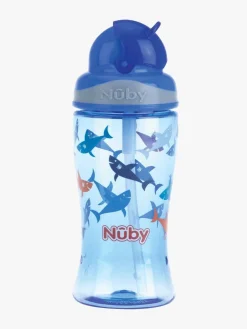 Nuby Spisetid-Nûby Drikkedunk m. Sugerør 360 ml, Blå