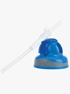 Nuby Spisetid-Nûby Drikkedunk m. Sugerør 360 ml, Blå