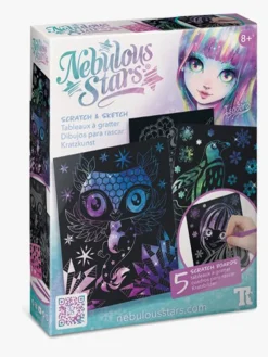 Kreativt Legetøj|NebulousStars Nebulous Stars Scratch & Sketch-sæt Isadora
