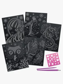 Kreativt Legetøj|NebulousStars Nebulous Stars Scratch & Sketch-sæt Isadora