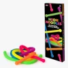 Tobar Spil & Puslespil-Neon Rainbow Fidget Nudler, 6-pak