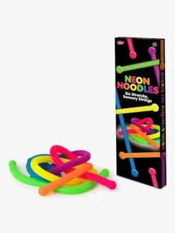 Tobar Spil & Puslespil-Neon Rainbow Fidget Nudler, 6-pak