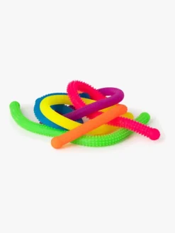 Tobar Spil & Puslespil-Neon Rainbow Fidget Nudler, 6-pak
