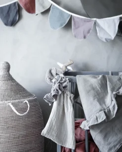 Børn NGBaby Sengetøj-NG Baby Sengesæt Mood Ruffles 100x130 Tremmeseng, Natur