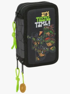 Kreativt Legetøj|Turtles Ninja Tredelt Penalhus, Grå/Sort