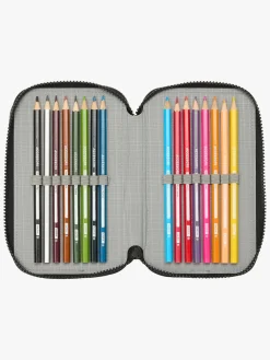 Kreativt Legetøj|Turtles Ninja Tredelt Penalhus, Grå/Sort