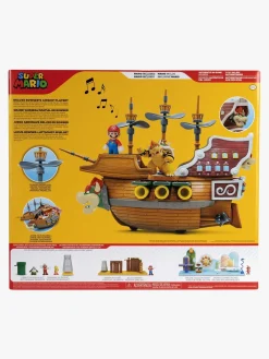 SuperMario Legetøjsfigurer-Nintendo Super Mario Bowsers Skib Deluxe Legesæt