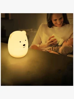 Børn Nitelite Lamper & Belysning-Natlampe Bjørn, Hvid