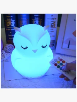 Børn Nitelite Lamper & Belysning-Natlampe Ugle, Hvid