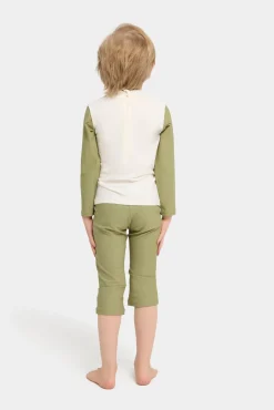 Børn Nordbjrn Uv & Strand-Nordbjörn Almö UV-Sæt, Green/yellow