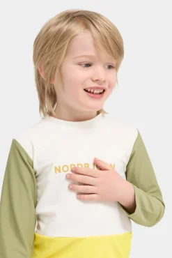 Børn Nordbjrn Uv & Strand-Nordbjörn Almö UV-Sæt, Green/yellow