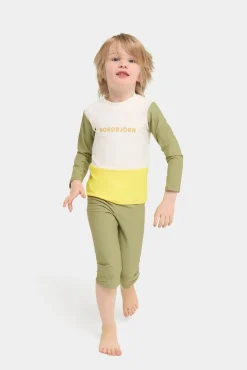 Børn Nordbjrn Uv & Strand-Nordbjörn Almö UV-Sæt, Green/yellow