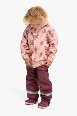 Regntøj|Nordbjrn Nordbjørn Asperö Foret Regnsæt, Pink Squirrel Lyserød/Brun