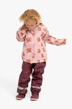 Regntøj|Nordbjrn Nordbjørn Asperö Foret Regnsæt, Pink Squirrel Lyserød/Brun