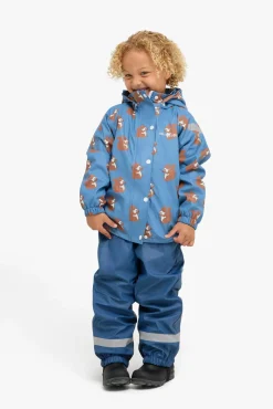 Børn Nordbjrn Regntøj-Nordbjørn Asperö Foret Regnsæt, Navy Squirrel