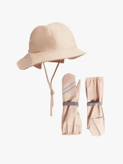 Regntøj|Tilbehør|Nordbjrn Nordbjørn Båtlandet Regnhat og Regnvanter, Pink