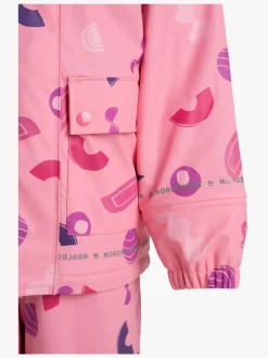 Regntøj|Nordbjrn Nordbjørn Öckerö Foret Regnsæt, Shapes Sea Pink