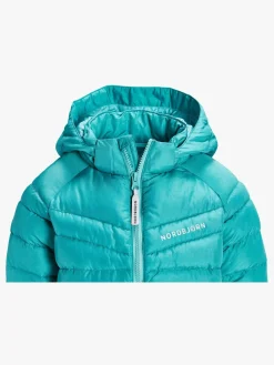 Børn Nordbjrn Vintertøj-Nordbjørn Cortina Dynejakke, Teal