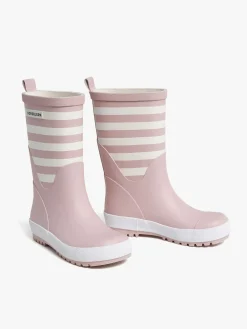 Børn Nordbjrn Gummistøvler-Nordbjørn Dagg Gummistøvler, Lyserød/Hvid