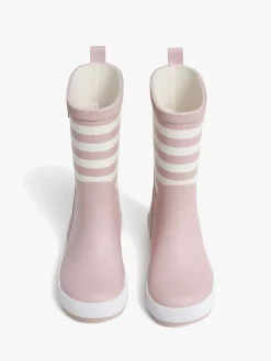 Børn Nordbjrn Gummistøvler-Nordbjørn Dagg Gummistøvler, Lyserød/Hvid