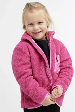 Børn Nordbjrn Fleecetøj-Nordbjørn Dakota Fleecetrøje, Fuchsia