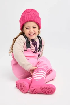 Gummistøvler|Nordbjrn Nordbjørn Dunder Forede Gummistøvler, Fuschia/White Lyserød/Hvid