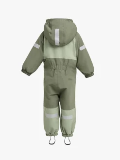Flyverdragter|Nordbjrn Nordbjørn Fernie Babyflyverdragt, Sea Spray/Beetle Grøn/Grå