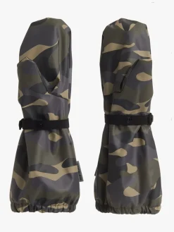 Regntøj|Tilbehør|Nordbjrn Nordbjørn Fjord Foret Regnhue & Vanter, Hide and Seek Green Grøn/Beige