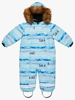 Fleecetøj|Overtøj|Nordbjrn Nordbjørn Fårö Babyflyverdragt, Pingu Blå