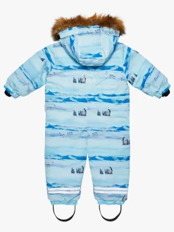 Fleecetøj|Overtøj|Nordbjrn Nordbjørn Fårö Babyflyverdragt, Pingu Blå