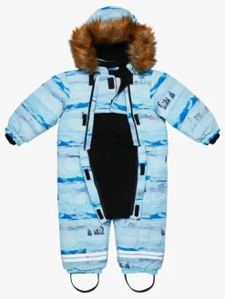 Fleecetøj|Overtøj|Nordbjrn Nordbjørn Fårö Babyflyverdragt, Pingu Blå