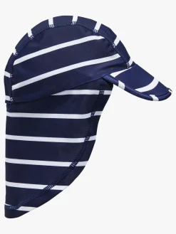 Uv & Strand|Nordbjrn Nordbjørn Fårö UV-Hat, Navy Stripe Blå/Hvid