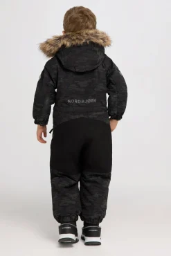 Flyverdragter|Overtøj|Nordbjrn Nordbjørn Frej Reflekterende Flyverdragt, Camo Dots Black Sort