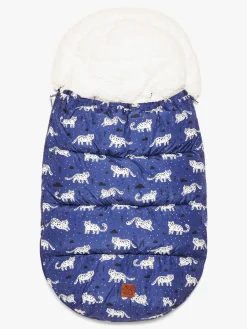 Nordbjrn Køreposer-Nordbjørn Hazey Kørepose, Snowleo/Blue Indigo