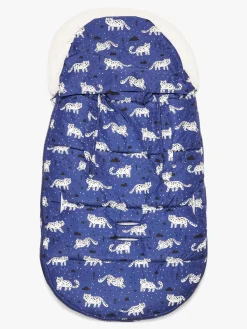 Nordbjrn Køreposer-Nordbjørn Hazey Kørepose, Snowleo/Blue Indigo