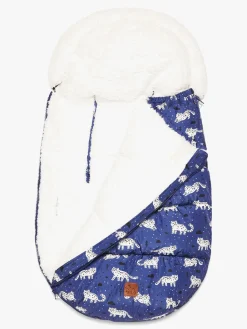 Nordbjrn Køreposer-Nordbjørn Hazey Kørepose, Snowleo/Blue Indigo