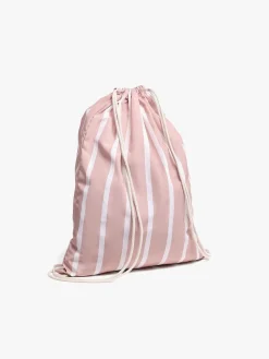 Tasker|Nordbjrn Nordbjørn Heden Gymnastikpose, Pink stripe Lyserød/Hvid