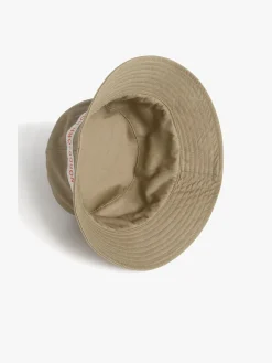 Børn Nordbjrn Uv & Strand|Tilbehør-Nordbjörn Hjortnäs Bucket Hat Vendbar, Beige