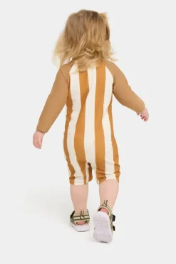 Uv & Strand|Nordbjrn Nordbjörn Hönö UV-Dragt, Brown Stripe